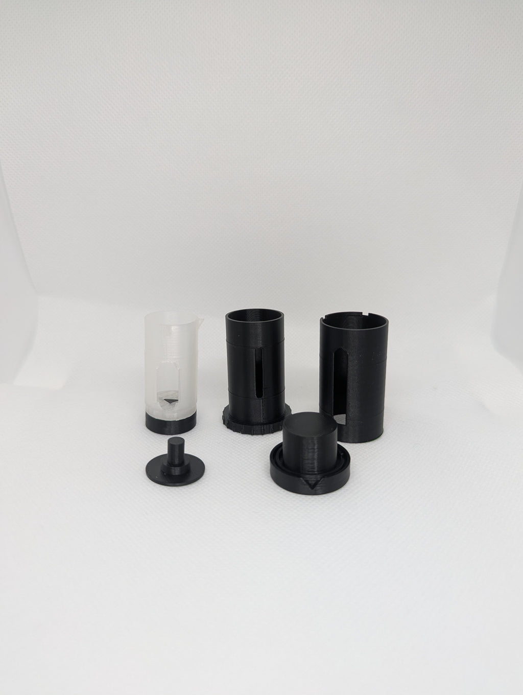 Top view of DoseMate Spin Core Black rotating dispenser cap